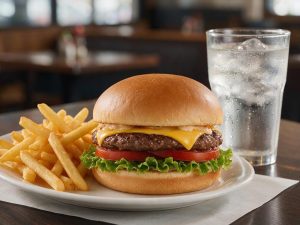 42. Cheeseburger Menü